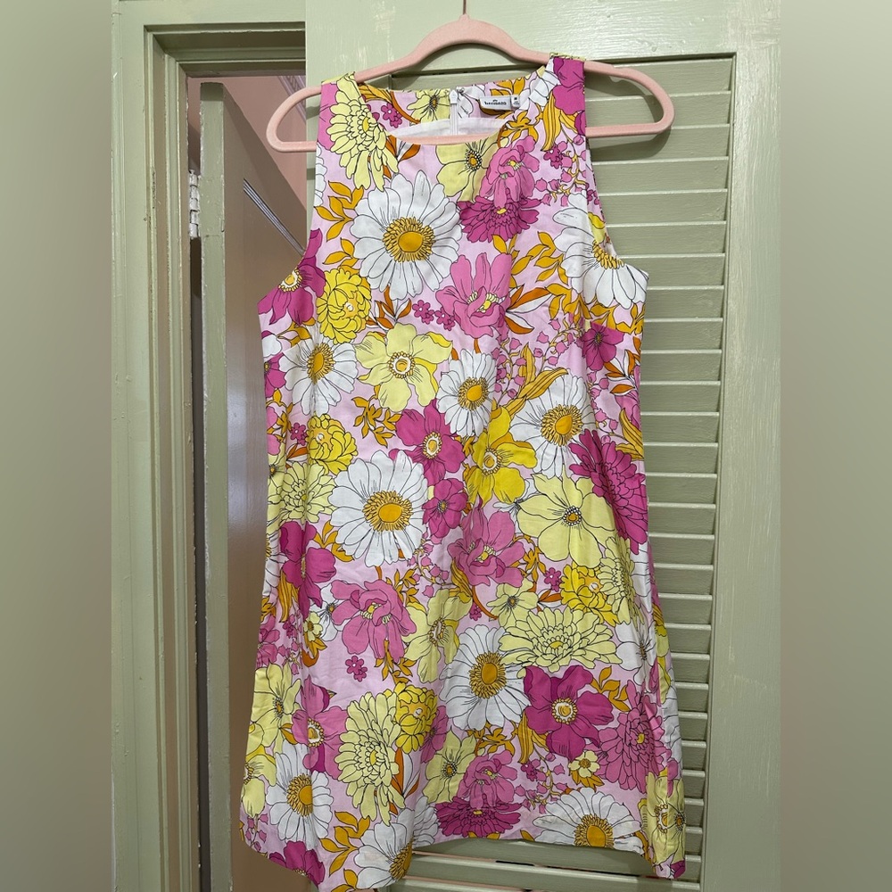 Hermozo 1960s retro Palm Beach floral
Shift cotton - size 6/8 medium